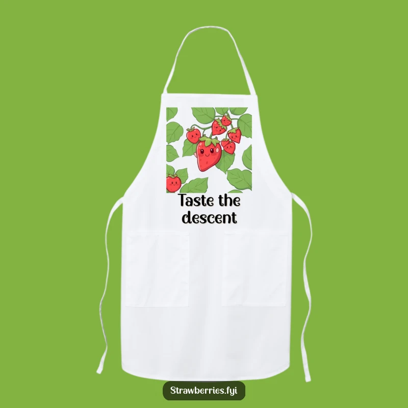 Funny Strawberry Vine Apron: Hilarious Gift for Adventurous Cooks