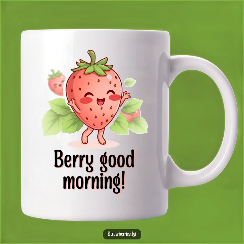 Funny Strawberry Mug: The Perfect Gift for Sweet Moments and Happy Dances
