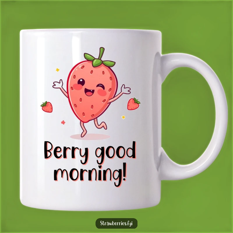 Funny Dancing Strawberry Mug: A Delightful Gift for Joyful Moments