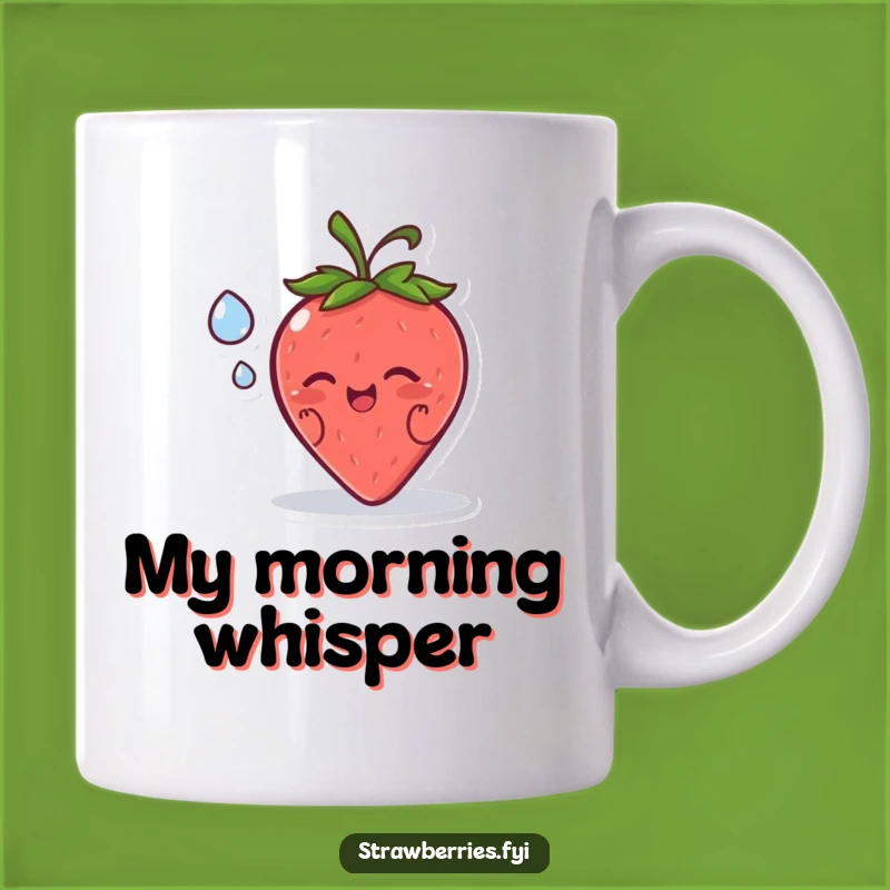 Funny Strawberry Secret Mug: Share a Smile & a Secret Over Coffee