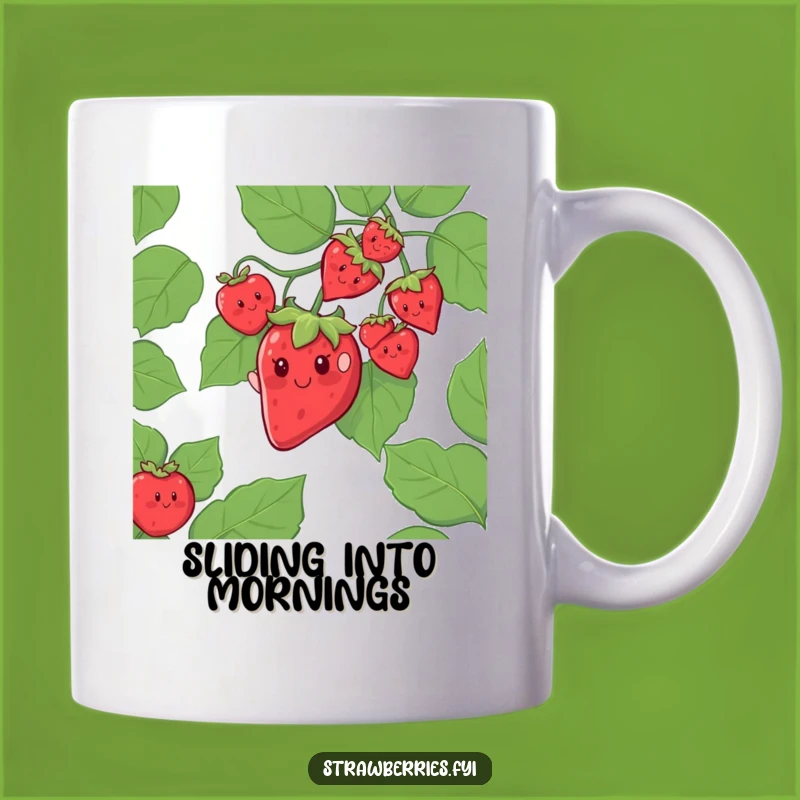 Funny Strawberry Vine Mug: The Perfect Gift for Adventurous Fun Lovers