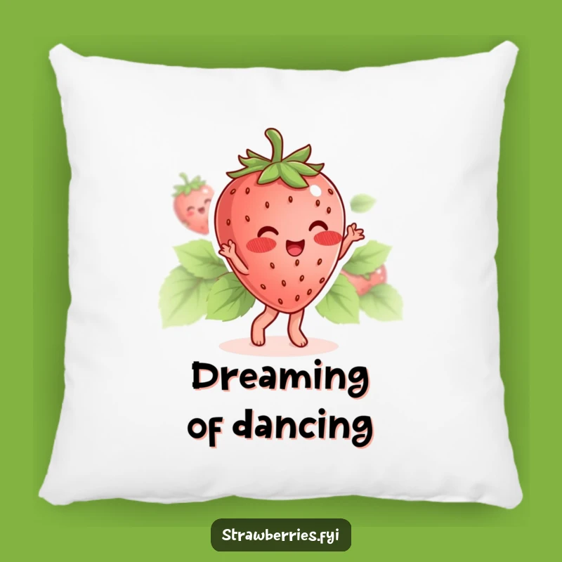 Comforting Funny Strawberry Pillow: Your Gift for Sweet Dreams and Cozy Giggles
