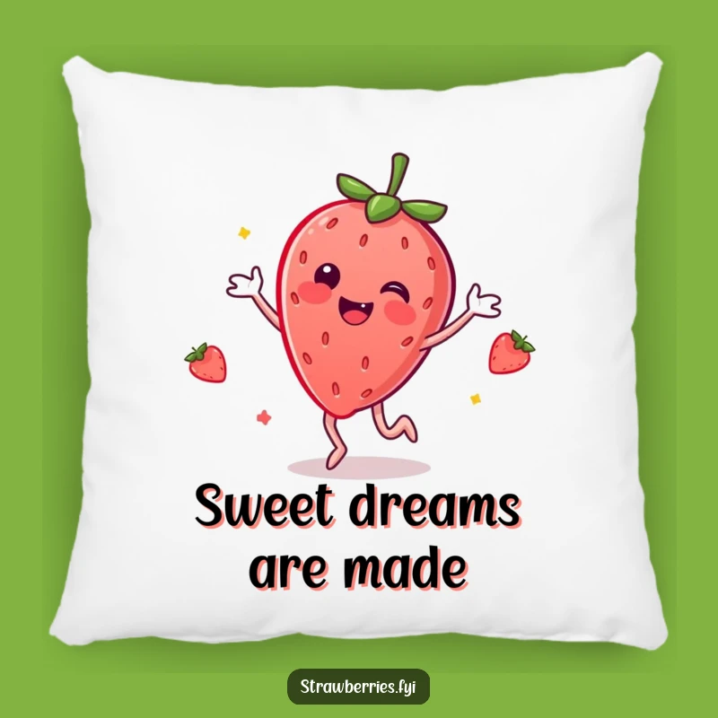 Funny Dancing Strawberry Pillow: Add a Hug of Joy to Your Space