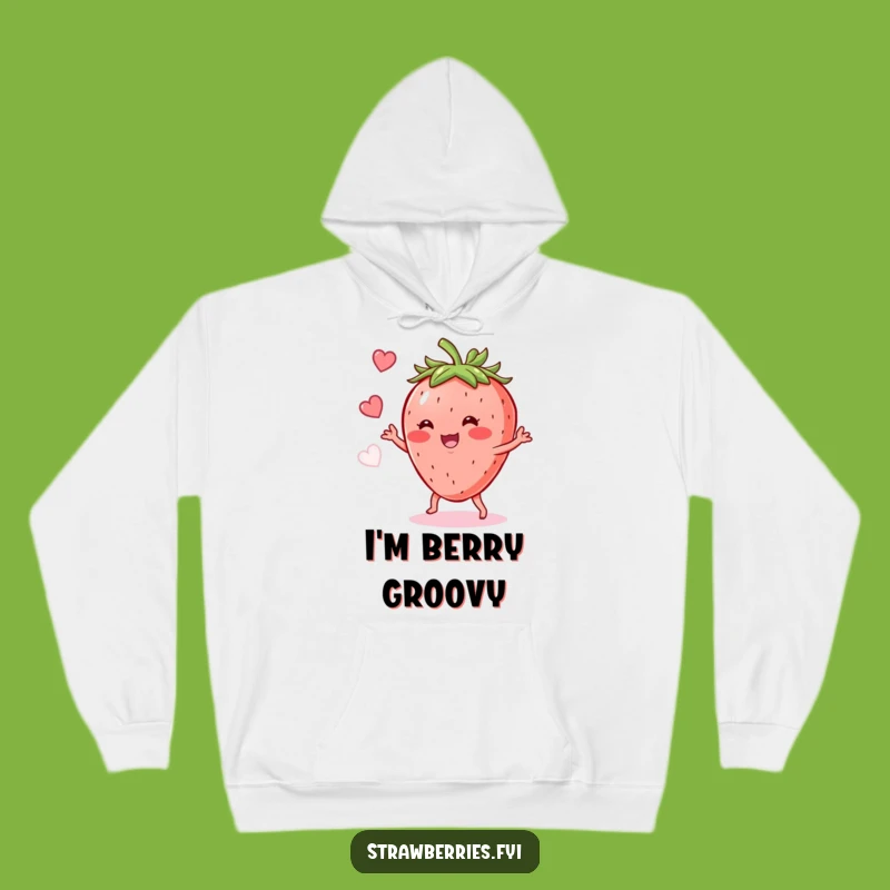 Funny Strawberry Shimmy Hoodie: Cozy and Cute Fruit-Themed Fun