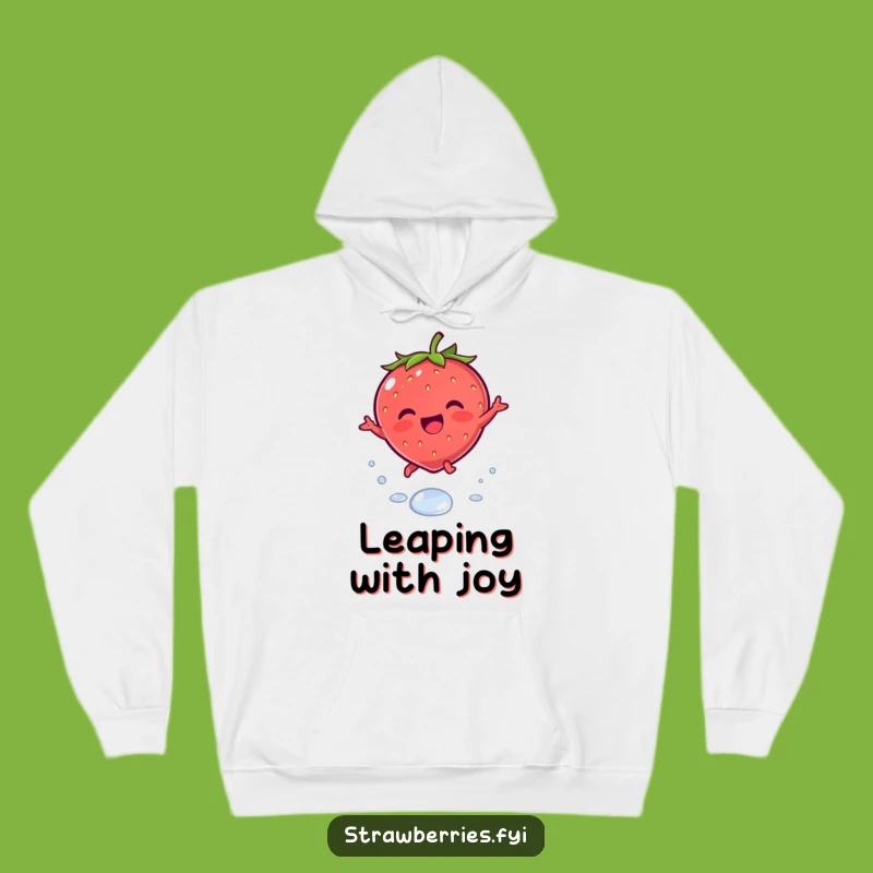 Cozy Funny Kawaii Strawberry Hoodie - Warm & Sweet Comfort
