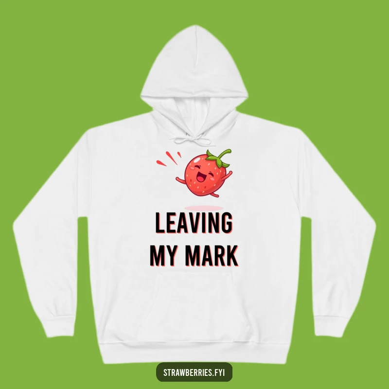 Funny Giddy Strawberry Hoodie - Cozy Up with Cartwheel Cheer!