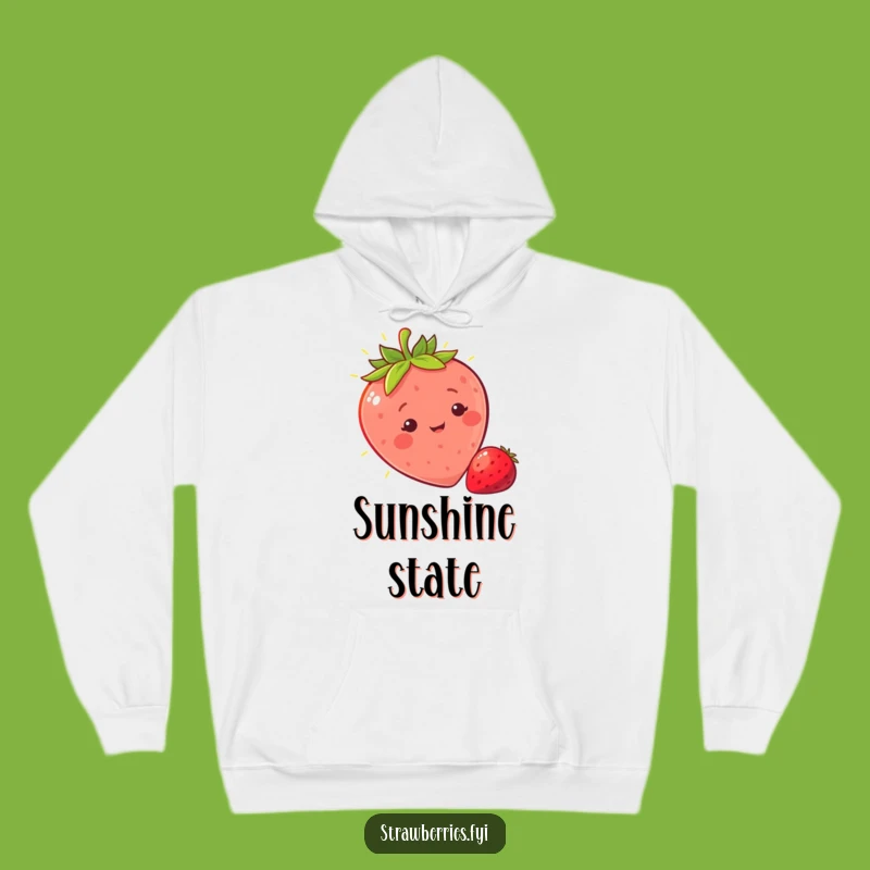 Cozy Funny Sunny Strawberry Hoodie: Warmth and Sunshine