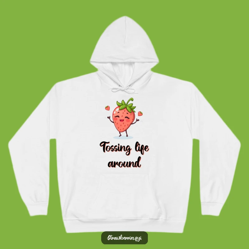 Funny Juggling Strawberry Hoodie: Cozy Up with Giggles and Warmth