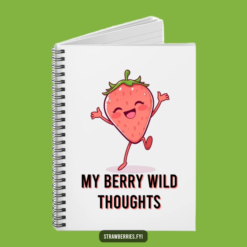 Funny Silly Dance Strawberry Notebook: Dance Through Your Notes!