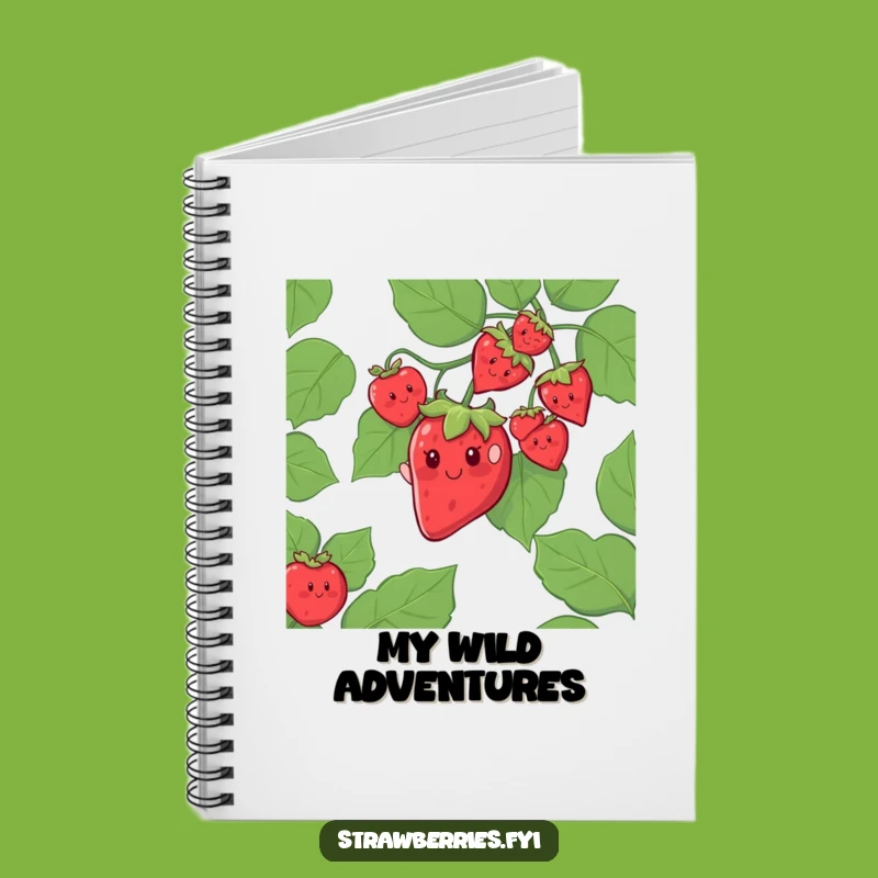 Funny Strawberry Vine Notebook: Perfect Gift for Adventurous Notes