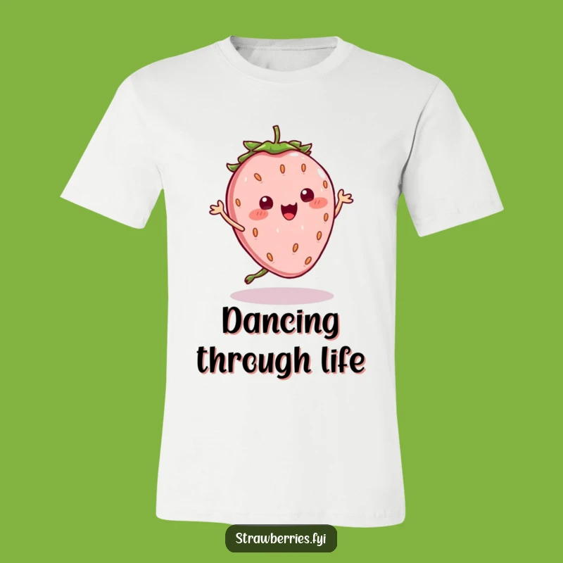 Funny Kawaii Strawberry Dance Tee: Silly Moves, Perfect Funny Gift!