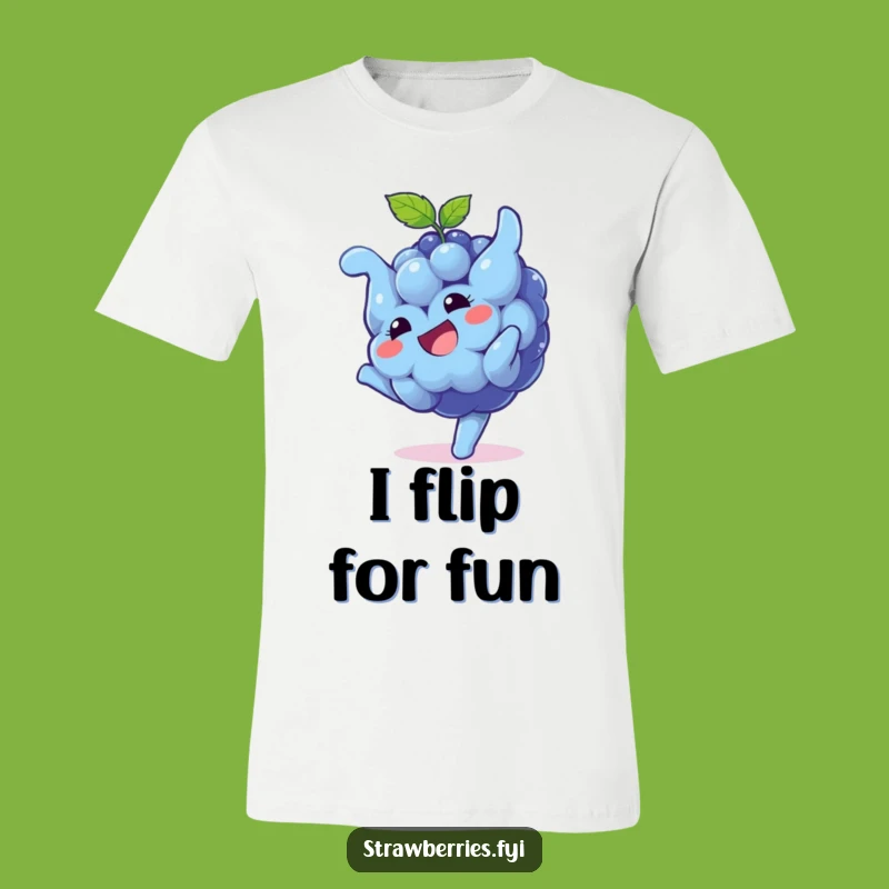 Funny Blueberry Somersault T-Shirt: Wear Your Playful Spirit Out