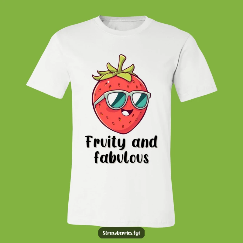 Funny Strawberry Sunglasses T-Shirt: Wear Your Giggles with Style!