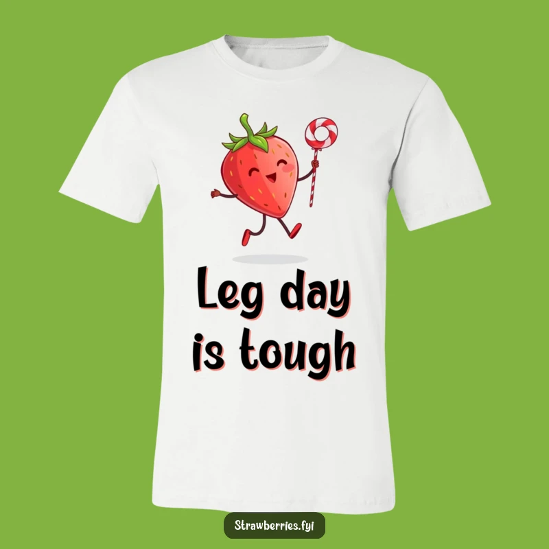 Funny Strawberry Skipping Rope T-Shirt - Hilarious Character Apparel for Fun Lovers